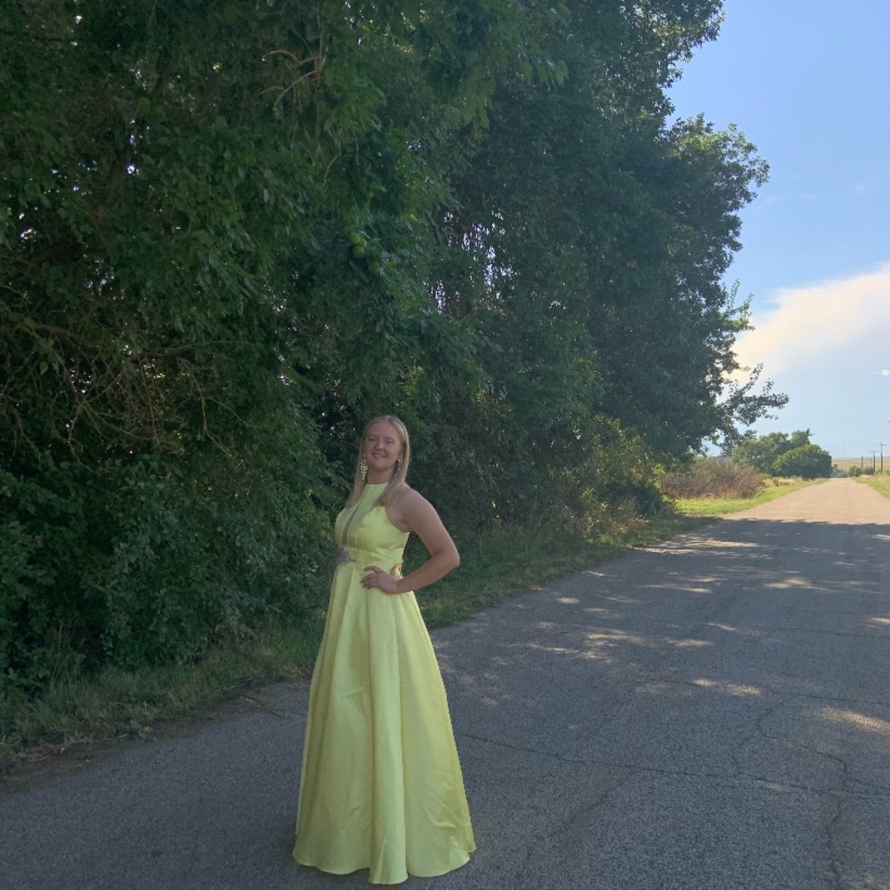 Elegant Yellow Gown